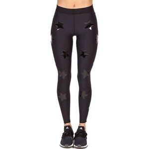 Ultracor Knockout Black Star Print Crop Leggings